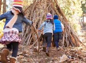 Eine Jurte für den Waldkindergarten in Rieden am Forggensee