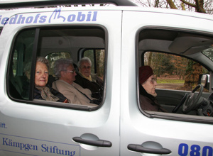 Friedhofsmobil für Senioren