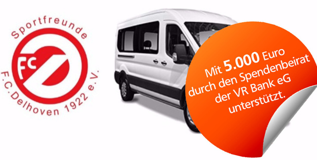 Neuer Vereinsbus für den FC Delhoven