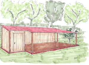 Eine Remise für den Schulgarten!