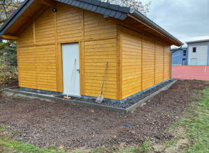 Innenausbau VfL-Holzhaus