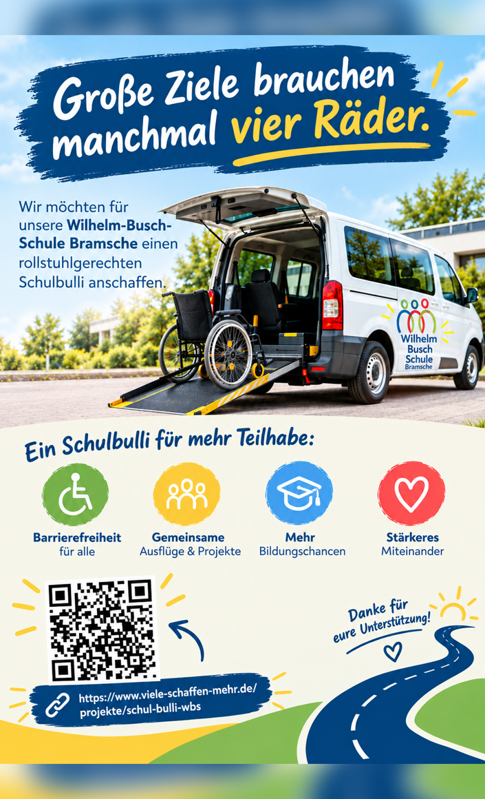 Schul-Bulli für die Wilhelm-Busch-Schule Bramsche