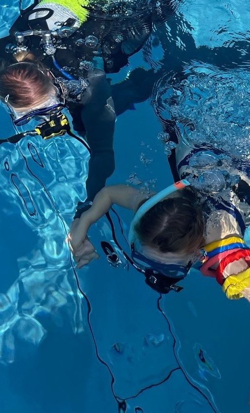 Tauchen & Schwimmen kann leben Retten