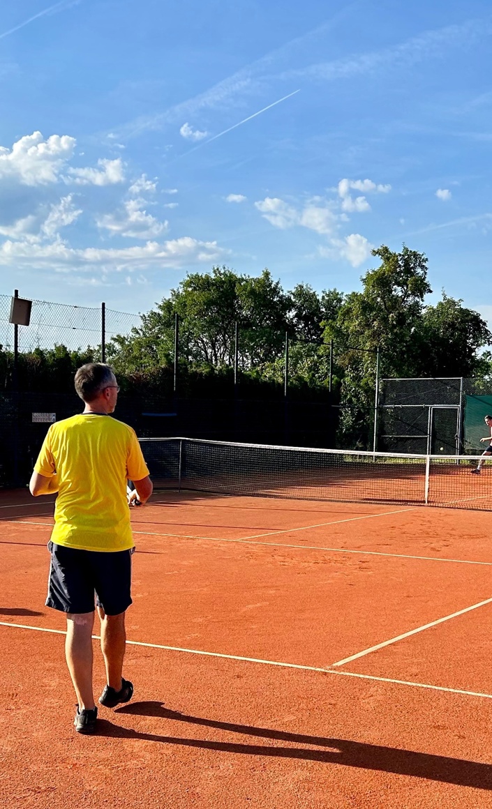 Umbau der Tennisplätze von Sandplätzen zu Allwetterplätzen