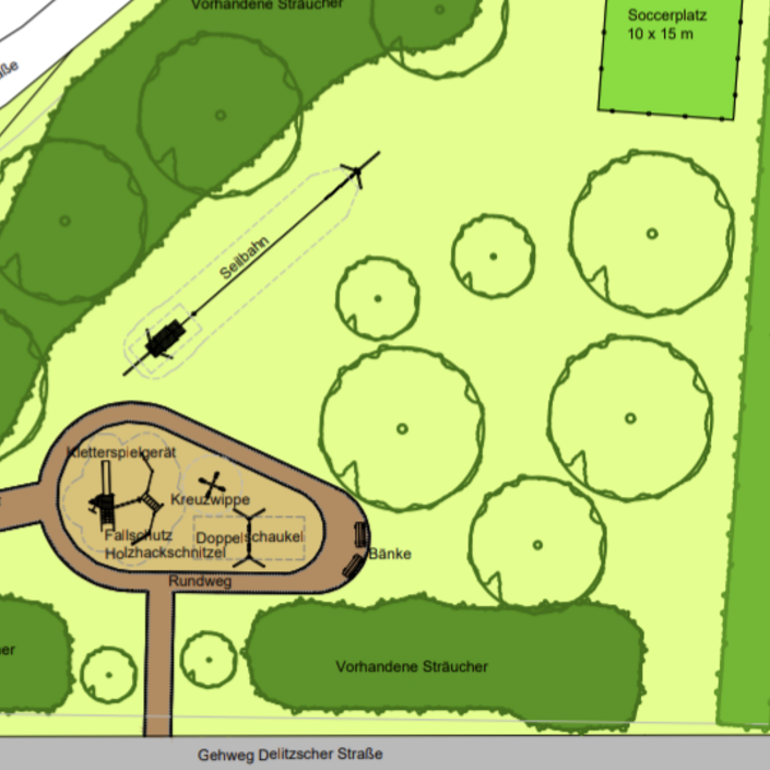Spielgeräte für unseren neuen Spielplatz in Sietzsch