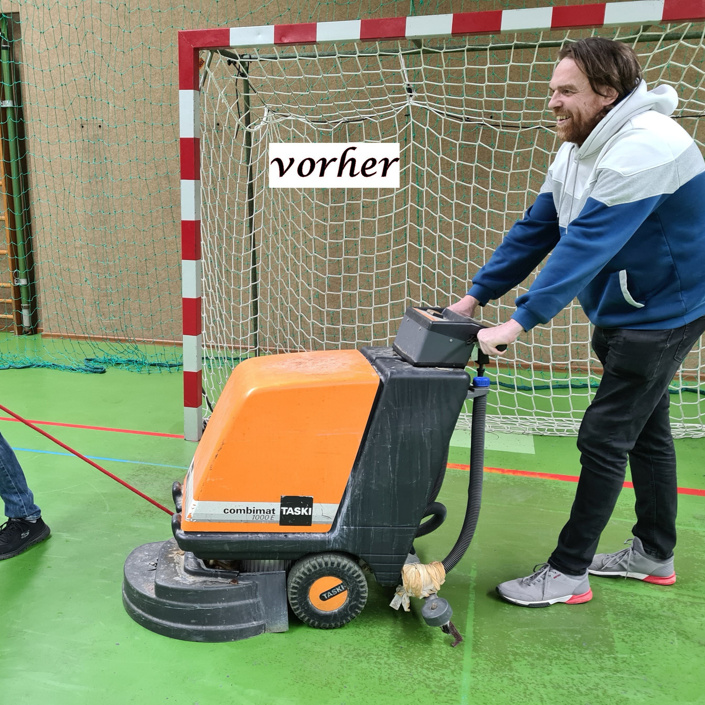Ersatz veraltete Putzmaschine