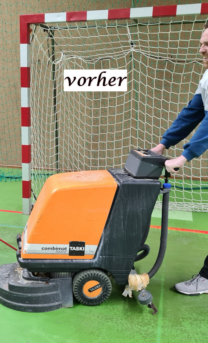 Ersatz veraltete Putzmaschine