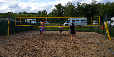 Beach-Volleyballanlage am Herthasee benötigt neuen Sand
