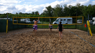Beach-Volleyballanlage am Herthasee benötigt neuen Sand