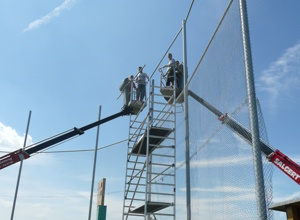 Überdachung Batting-Cage