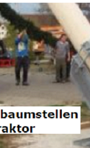 Sicherer Maibaumaufsteller für Bittelbronn