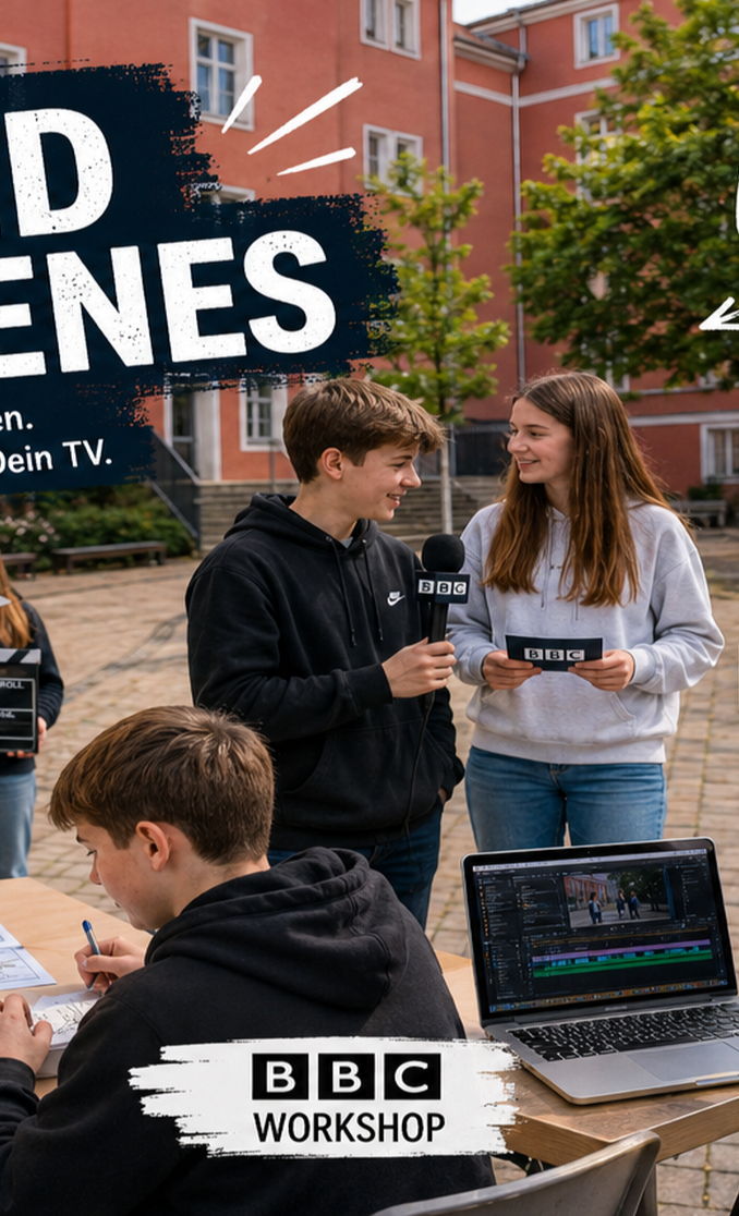 Licht, Kamera, Action! - TV-Workshop "Behind the Scenes" der BBC