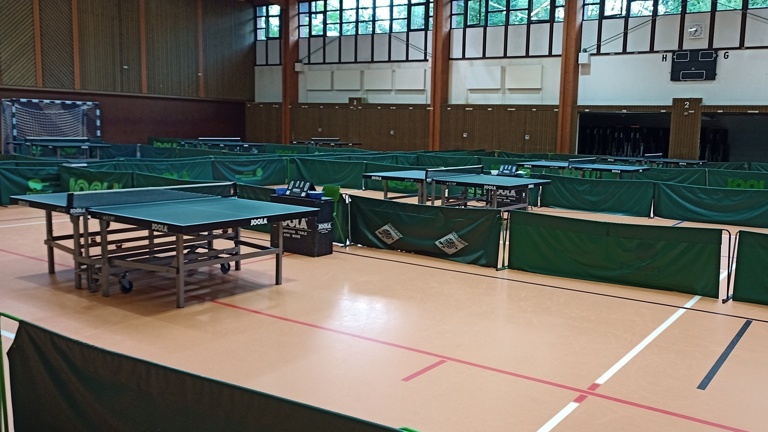 Tischtennis Schulprojekt mit der Schlosshofschule
