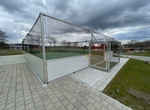 Neubau Soccercourt auf dem Sportgelände des SV Winterstettenstadt