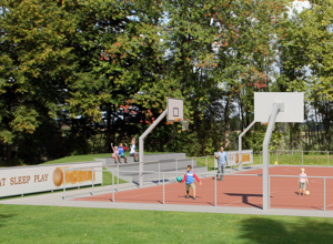 Basketball-Freiplatz