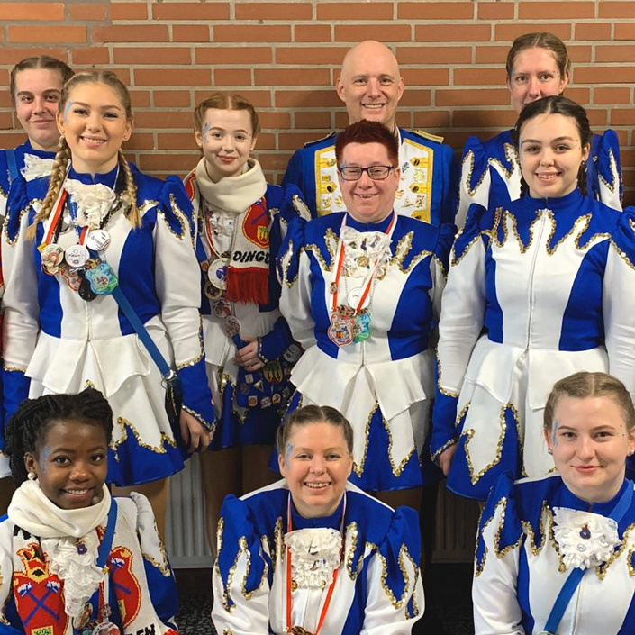 Neue Uniformen für die Prinzengarde des KCD Dingden