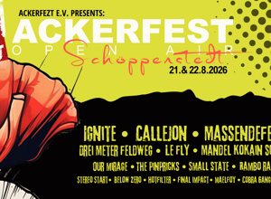 Gut überdacht feiern – Stretchzelt für das Ackerfest Open Air 2027