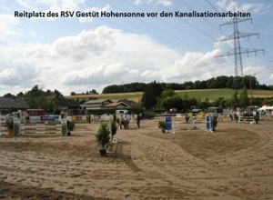Material für einen neuen Reitplatz