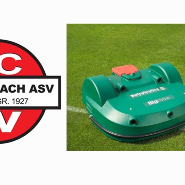 Mähroboter Rasenplatz FC Wallbach