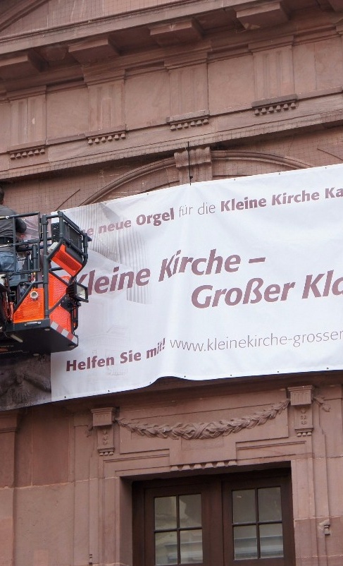 Orgelpfeifen für die Kleine Kirche