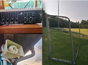Erneuerung Fußballtore, Musikanlage