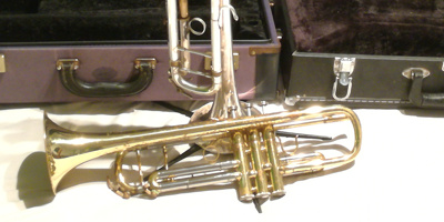 Übungsinstrumente für unsere Nachwuchstrompeter