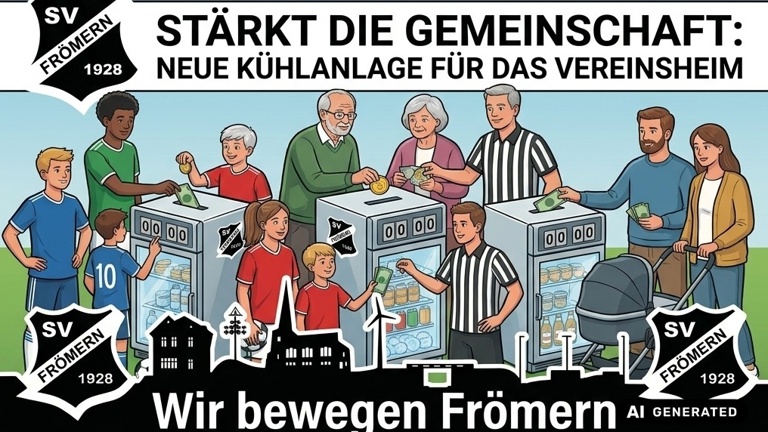 Frömern bleibt kühl: Neue Kühlanlage für unser Vereinsheim!