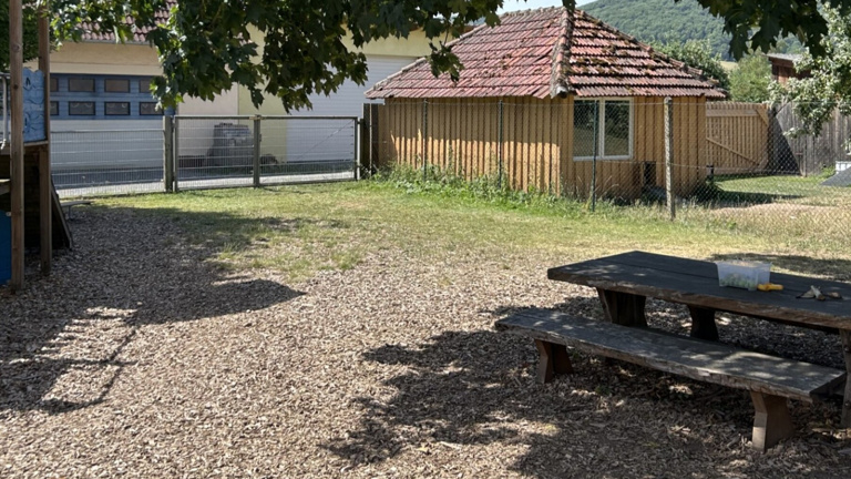 Neu gestalteter Spielplatz für den Kindergarten St. Georg Diebach