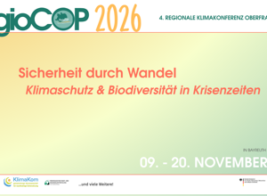 RegioCOP 2026 - die 4. Regionale Klimakonferenz für Oberfranken
