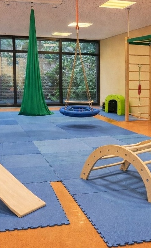 Bewegungs- und Turnraum für die Kinder im Familienzentrum Eifelstraße