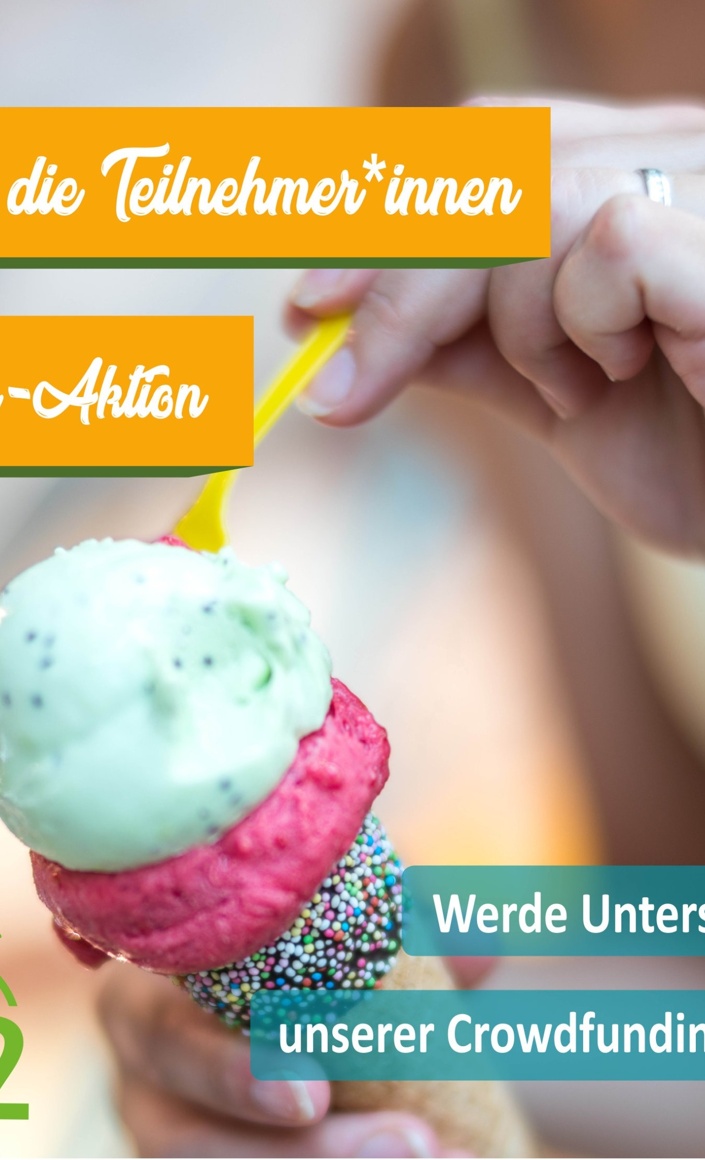 Ein Eis für die Teilnehmenden der 72-Stunden-Aktion