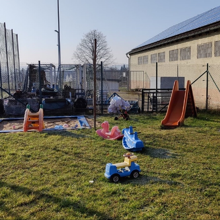 Neuanlage Spielplatz  am Vereinsgelände des 1. FC Oberhaid