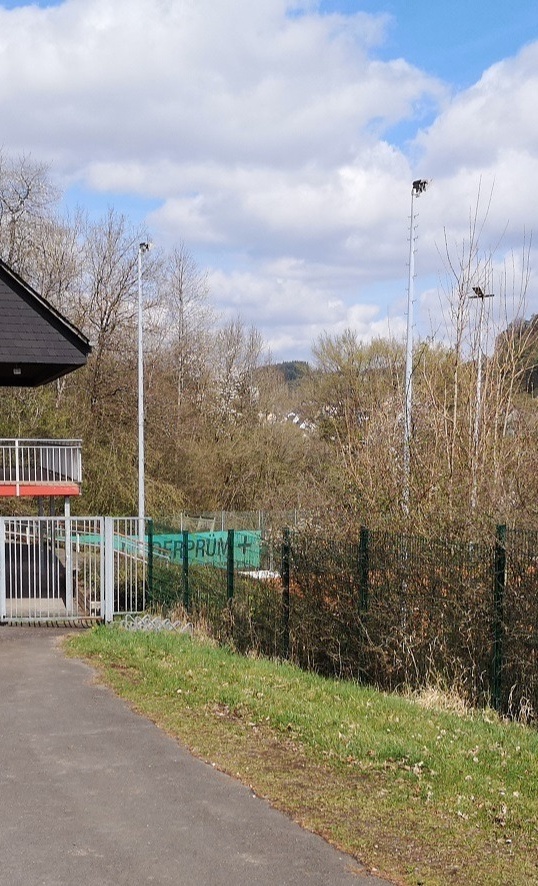 Ein Spielplatz für die Tennisanlage