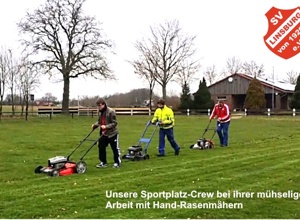 Rasenmäher für den SV Linsburg