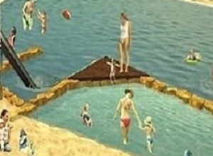 Renovierung des Kinderbeckens im Waldfreibad
