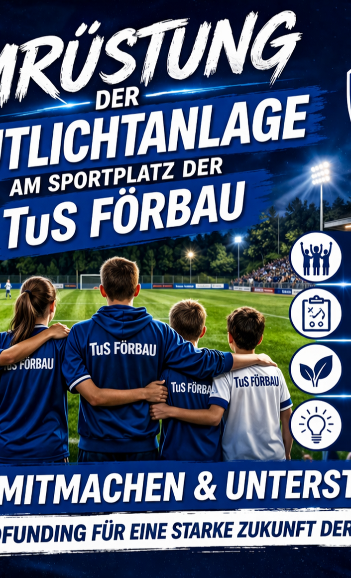 LED-Flutlichtanlage TuS Förbau