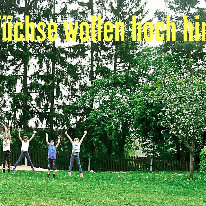 Die Füchse wollen hoch hinaus - Trampolin-Projekt