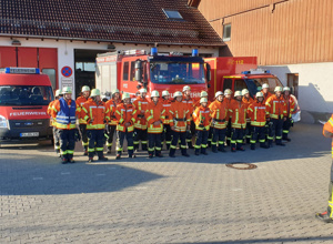 Anschaffung einer Fahne für die Feuerwehr Bergatreute
