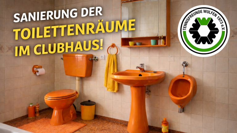 Sanierung der Toilettenräume im Clubhaus