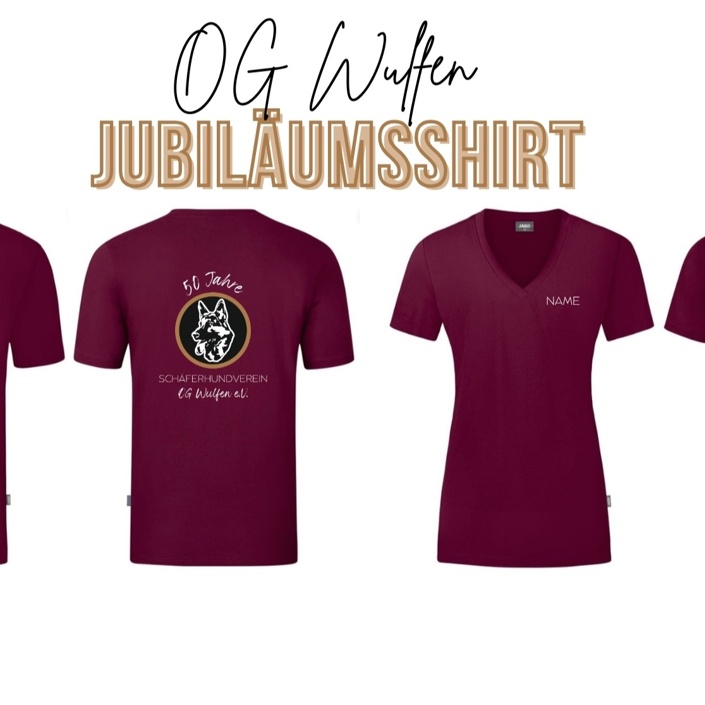 50 Jahre SV OG Wulfen e.V. - Jubiläumsshirts