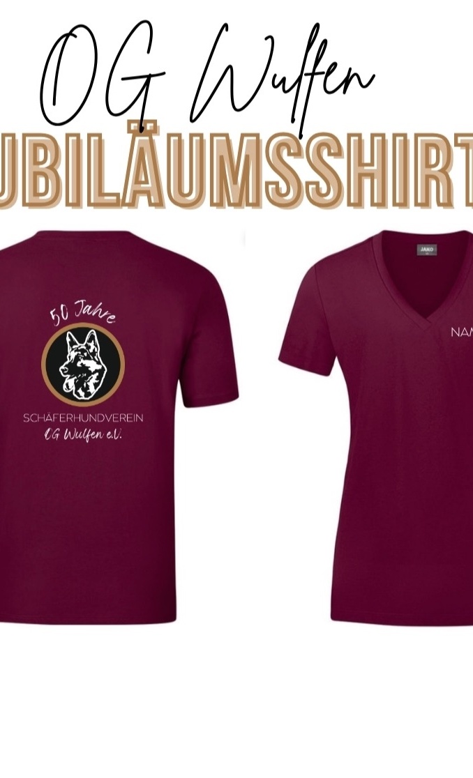 50 Jahre SV OG Wulfen e.V. - Jubiläumsshirts