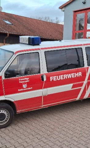 Neuer Mannschaftstransportwagen für die Feuerwehr Goßmannsdorf