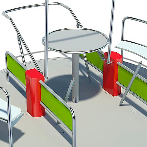 Integrationskarussell für Spielplatz Gollhofen
