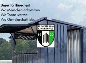TorHäuschen SC Westfalia Kinderhaus