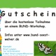 kostenlose Teilnahme eines BUND-Workshop