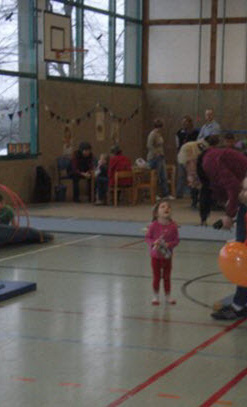 Schutzboden für die Turnhalle Wipperfeld