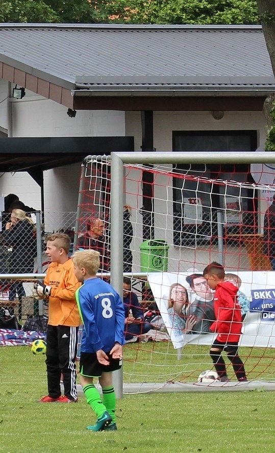 Rasentraktor für Pflege der Sportanlage