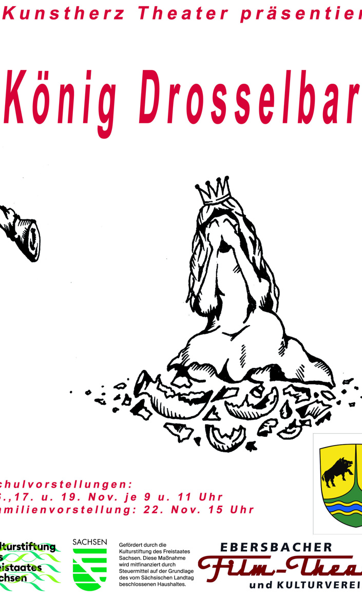 Ein Bühnenbild für unser Adventsmärchen "König Drosselbart"
