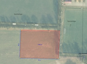 Bau Platz 3 an der Varus-Arena