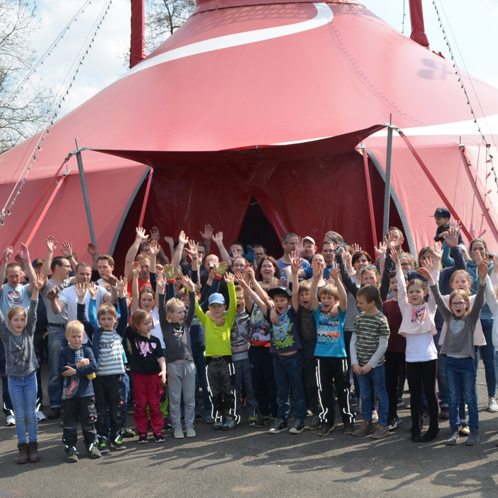 Zirkusprojekt mit dem Projektzirkus Lollipopp 22.-26.5.2023